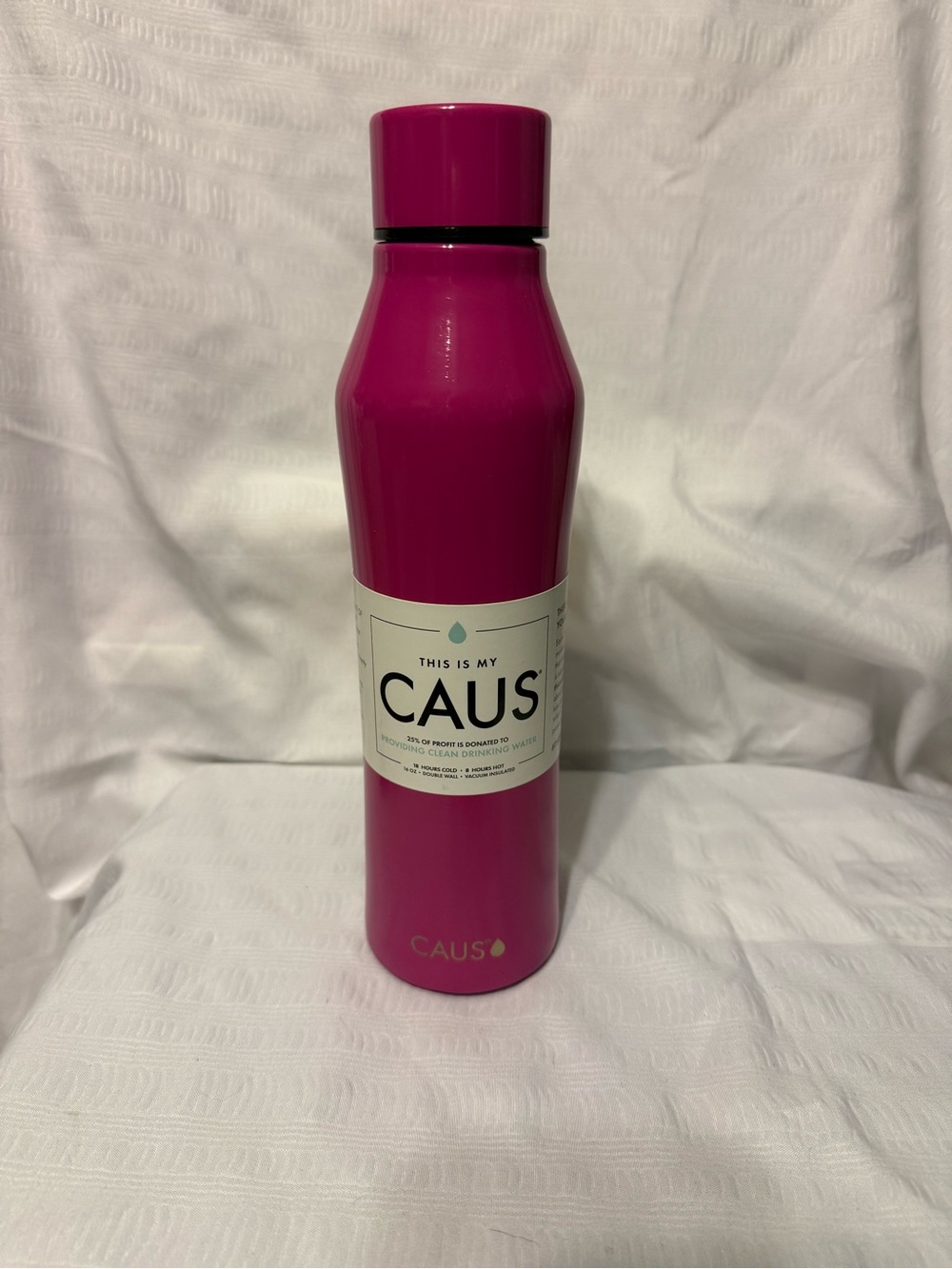 CAUS - Magenta 16oz Travel Bottle - All (Men, Women and Children)